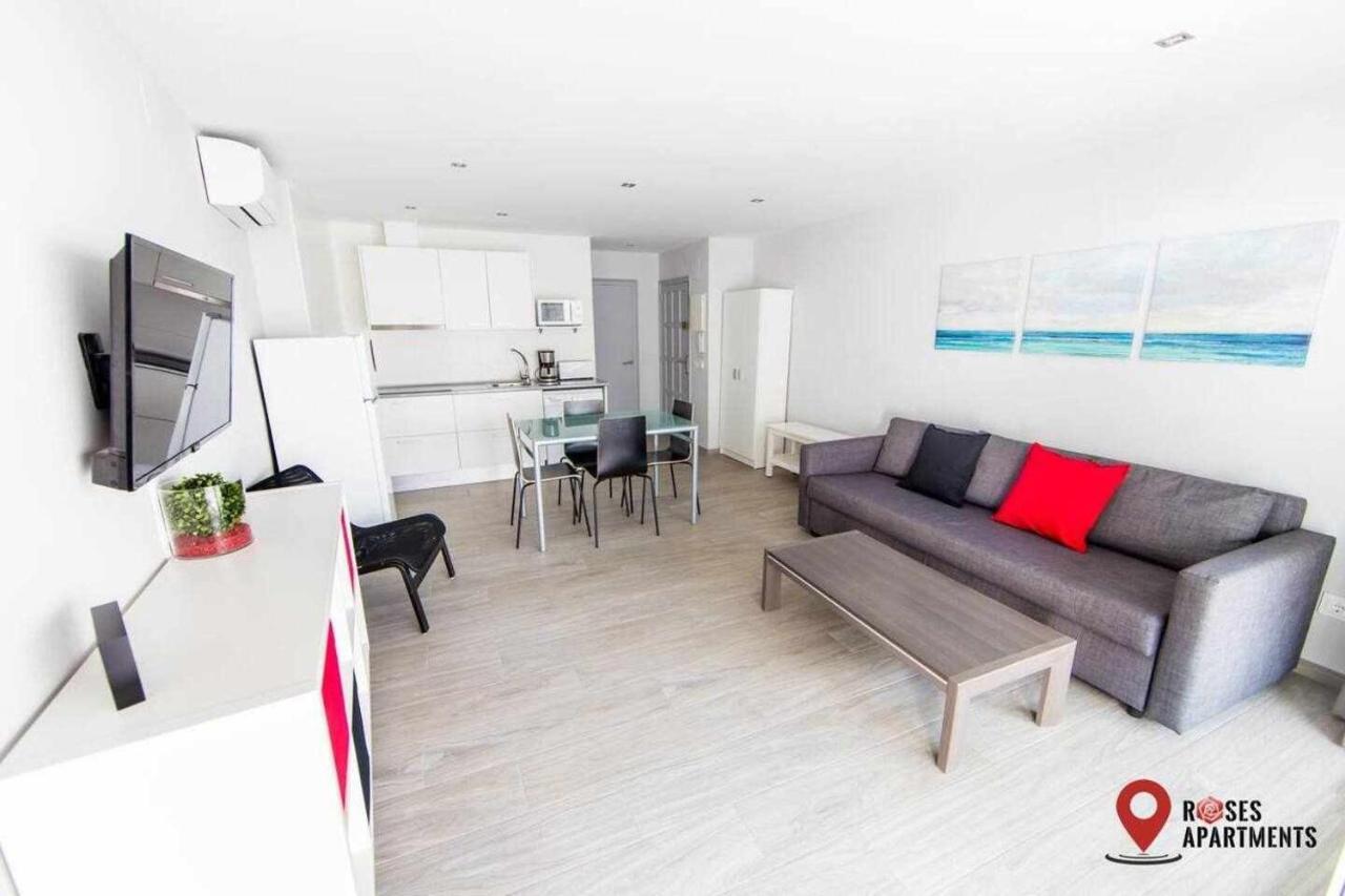 Roses Apartments 2 - Vista Mar Lateral 1Habitacion Kültér fotó